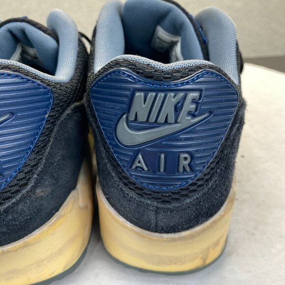 Size 10.5 Men's Nike Air Max 90 Essential Blue Marine 537384041,Comfort - Picture 11 of 16